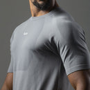 Camiseta Apex Dry New Tenacity Cinza - Sem Costura