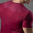 Camiseta Apex Dry Middle Lupus Vinho - Sem Costura