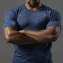 Camiseta Apex Dry New Lupus Marinho - Sem Costura