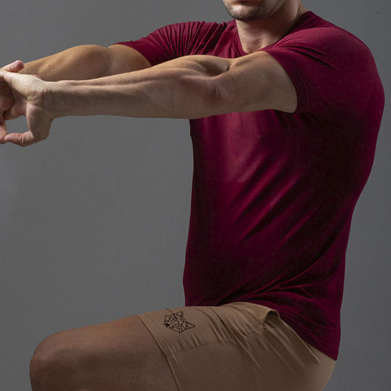 Camiseta Apex Dry New Tenacity Vinho - Sem Costura