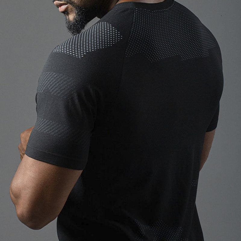 Camiseta Apex Dry Middle Lupus Preto - Sem Costura