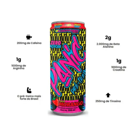 Pre Treino Panic Energy 355ml Adaptogen