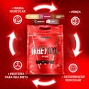 WHEY 100% REFIL 907G POUCH INTEGRALMEDICA