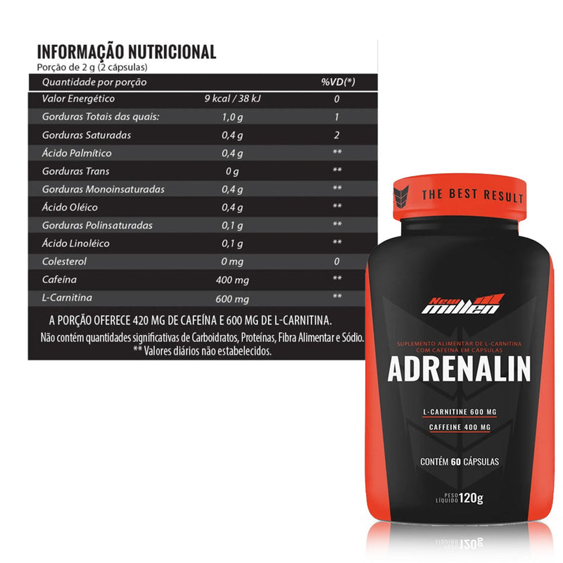 Adrenalin 60caps New Millen