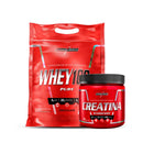 Combo Creatina 300g + Whey 100% Chocolate 900g Integralmedica