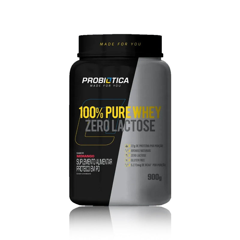100% Pure Whey Zero Lactose 900g Probiotica
