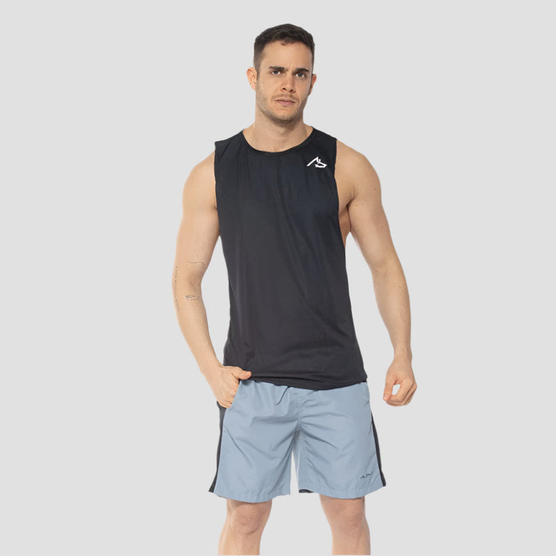 Regata Machão Dry Fit Wolf Preto