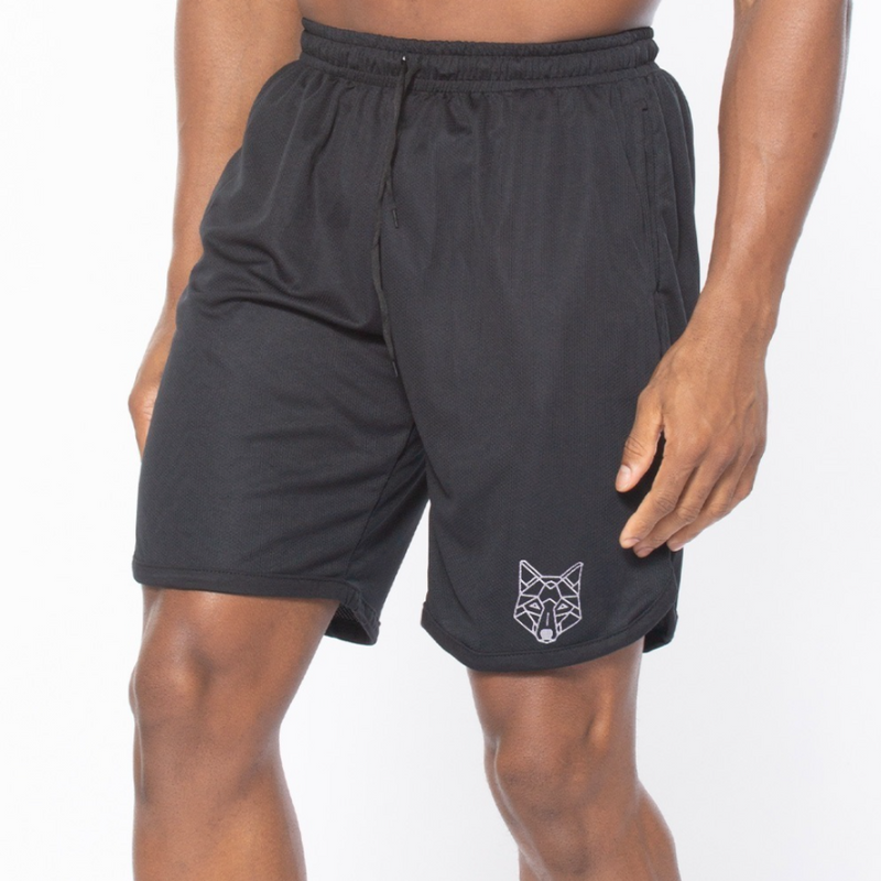 Kit 3 Bermudas Pretas Dry Fit