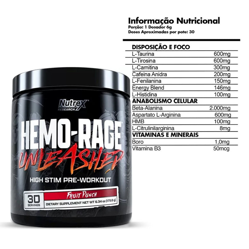 Hemo-Rage Unleashed 30 Doses Nutrex