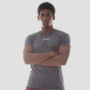 Camiseta Dry Fit Essential Mescla Cinza