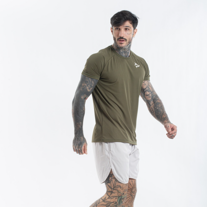 Camiseta Dry Fit New Lupus Verde Uva