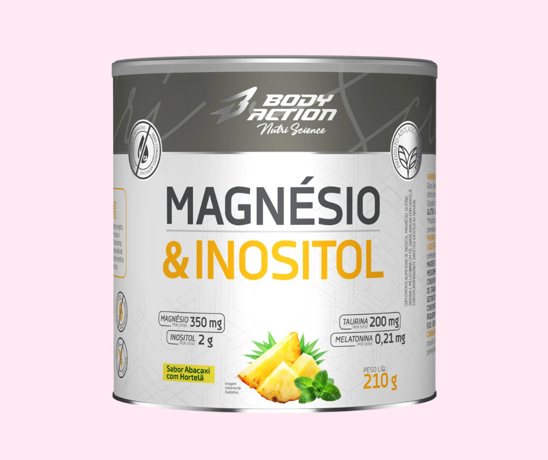 Magnésio & Inositol | 210g - Bodyaction