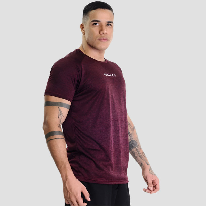 Camiseta Dry Mescla Vinho