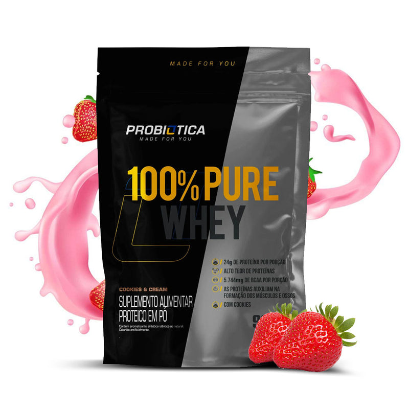 Whey 100% 900G Refil Probiótica
