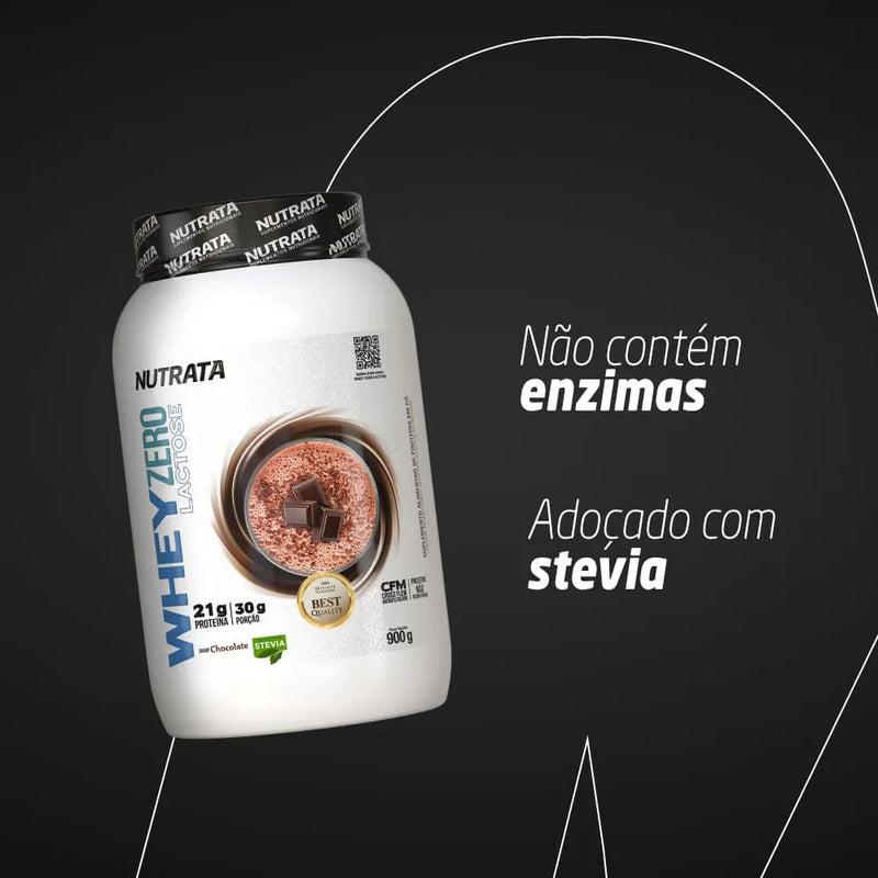 100% Pure Whey Zero Lactose 900g Nutrata