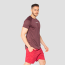 Camiseta Dry Fit  New Fluid Mescla Vinho