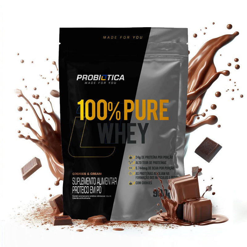 Whey 100% 900G Refil Probiótica
