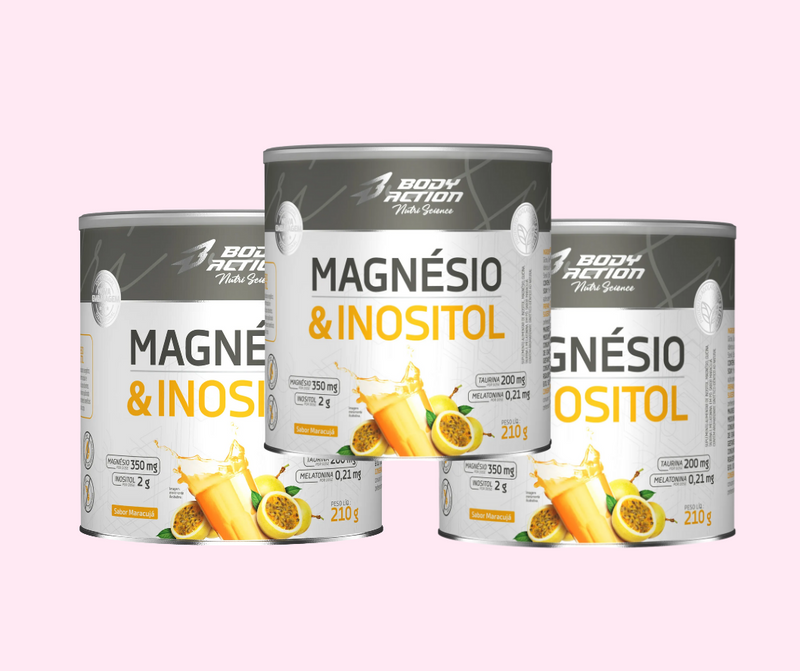 Magnésio & Inositol | 210g - Bodyaction