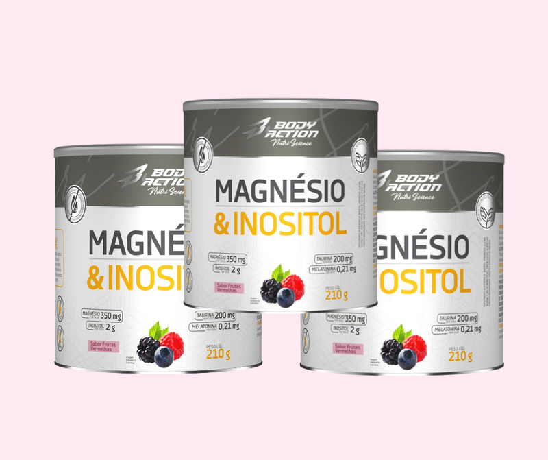 Magnésio & Inositol | 210g - Bodyaction