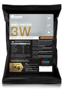 3W WHEY PROTEIN (1KG) - GROWTH SUPPLEMENTS