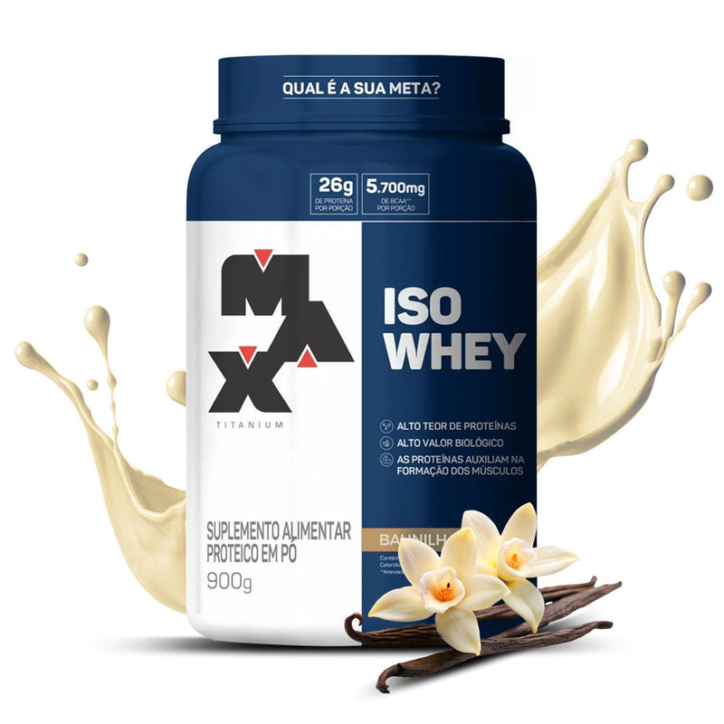WHEY ISO 900GR  MAX TITANIUM