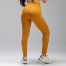 Conjunto Basic Feminino Top e Calça - New Horizon Amarelo Mostarda