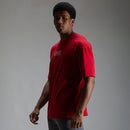 Camiseta Oversized Solid Carmim