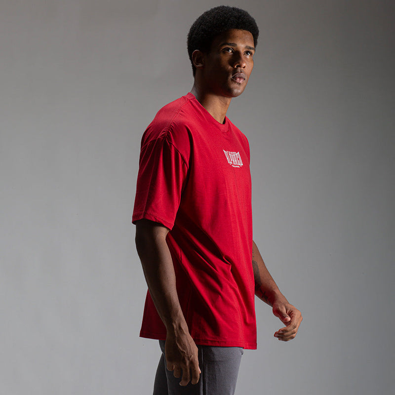 Camiseta Oversized Solid Carmim