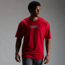 Camiseta Oversized Solid Carmim