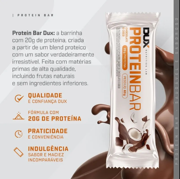 PROTEIN BAR 60G DUX NUTRITION