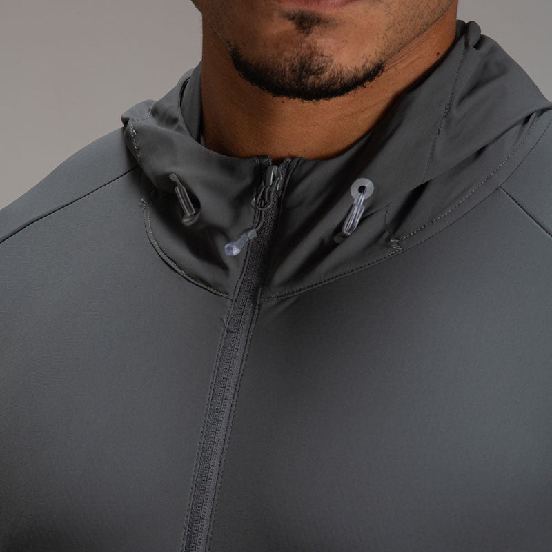 Corta Vento Com Capuz Lupus Core Chumbo