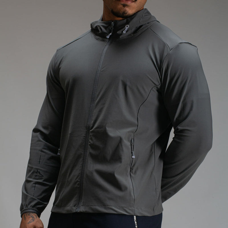 Corta Vento Com Capuz Lupus Core Chumbo