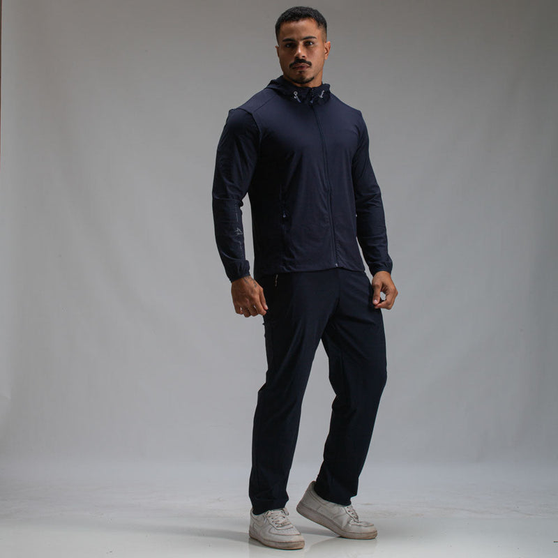 Corta Vento Com Capuz Lupus Core Marinho