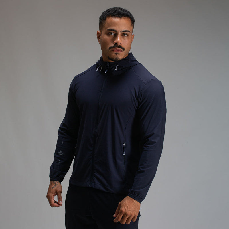 Corta Vento Com Capuz Lupus Core Marinho