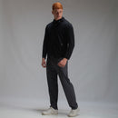 Corta Vento Com Capuz Lupus Core Preto