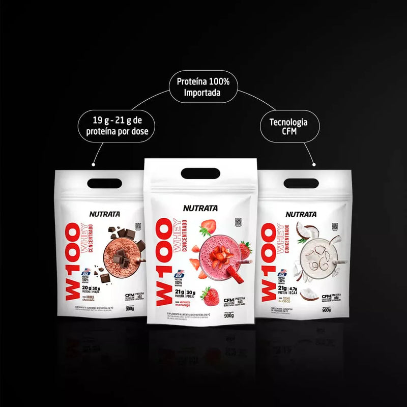 Whey 100% 900g Refil Nutrata