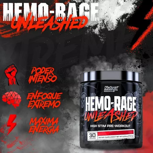 Hemo-Rage Unleashed 30 Doses Nutrex