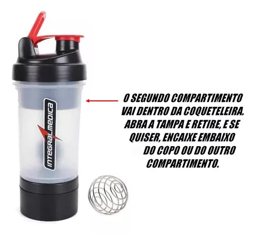 Coqueteleira Dose Dupla Integralmedica