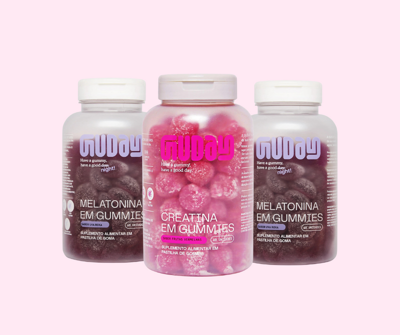 Compre 2 Melatonina  e Leve 1 Creatina de Frutas Vermelhas