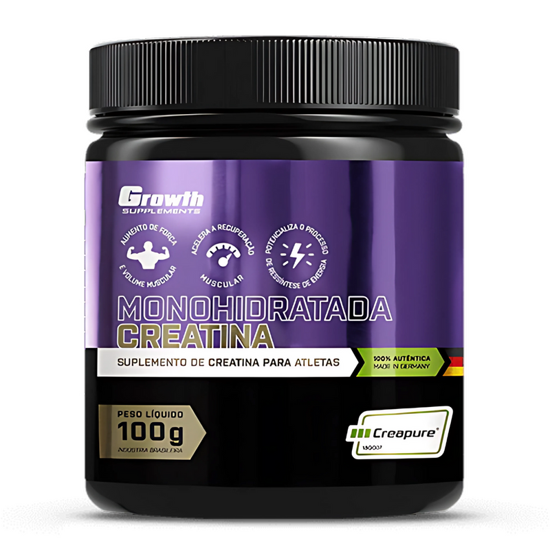 CREATINA (100g) (Creapure®) - GROWTH SUPPLEMENTS