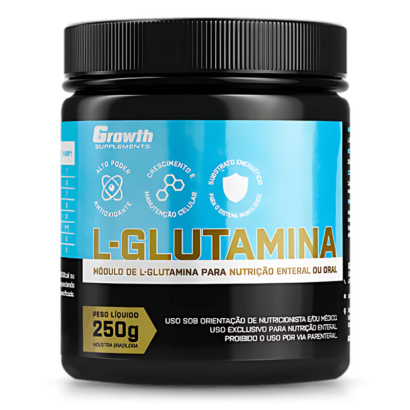 L-GLUTAMINA (250G) - GROWTH SUPPLEMENTS
