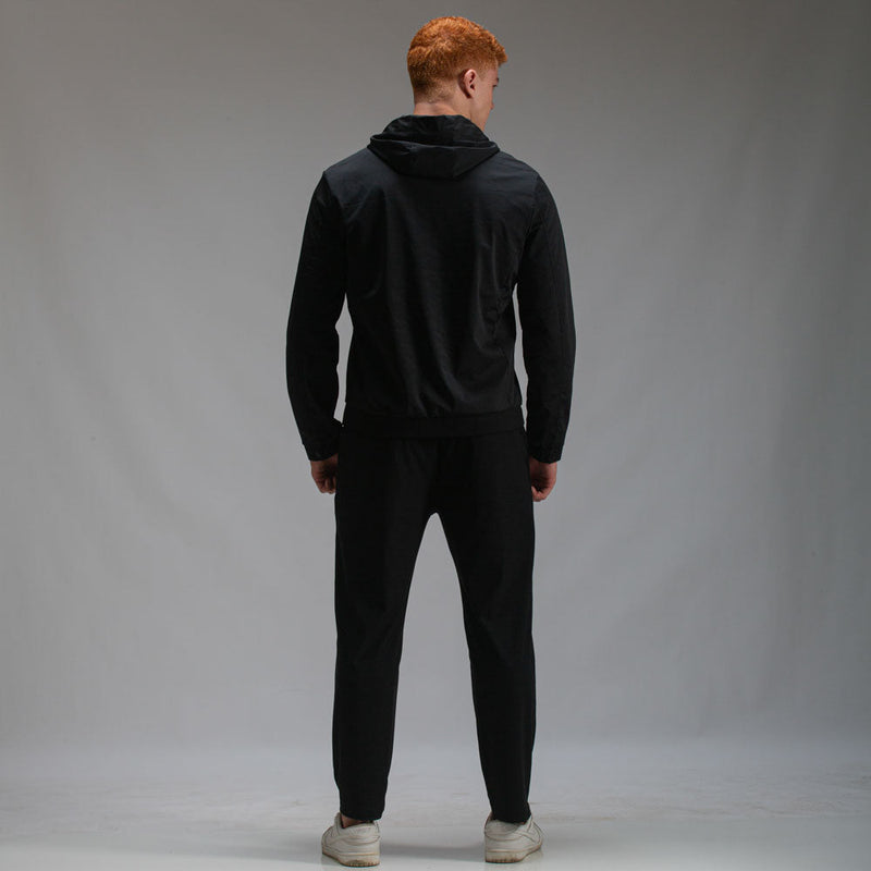 Jaqueta Com Capuz Alpha Flex Pró Preto