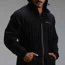 Jaqueta Com Capuz Removível Fluid Preto