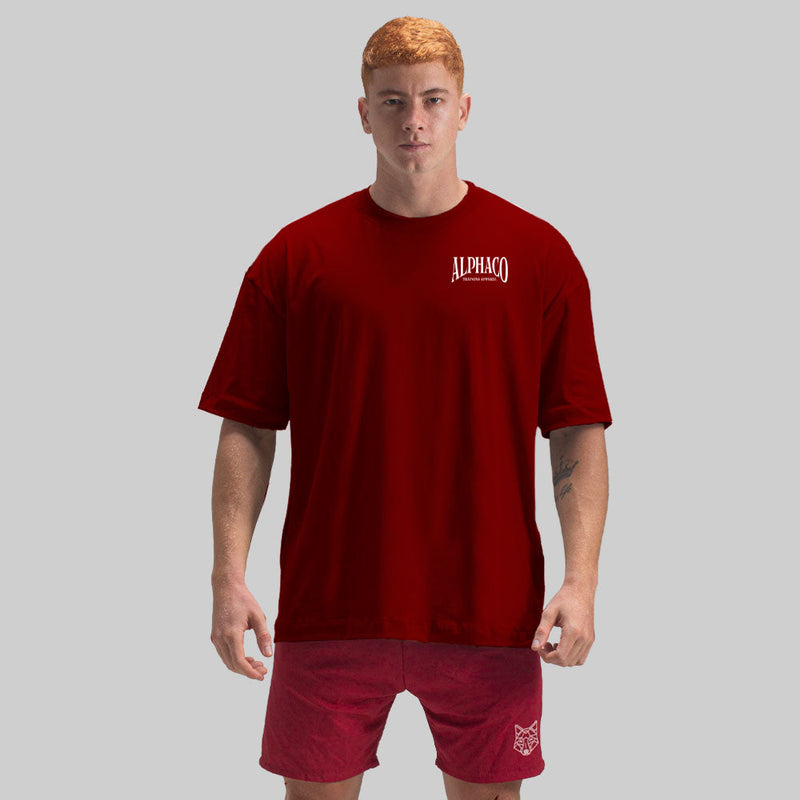 Camiseta Oversized Classic Carmim