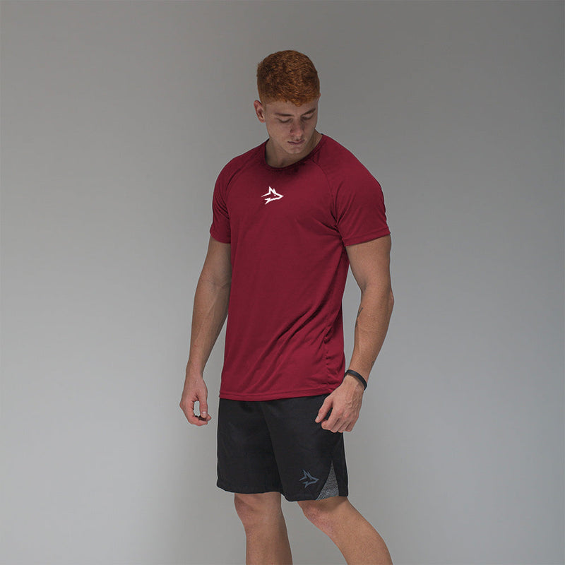 Camiseta Dry Fit Middle Lupus Vinho