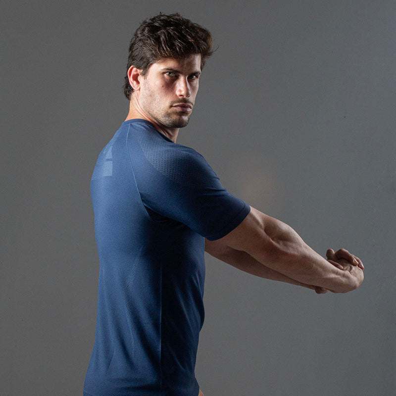 Camiseta Apex Dry New Tenacity Marinho - Sem Costura