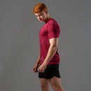 Camiseta Apex Dry Middle Lupus Vinho - Sem Costura