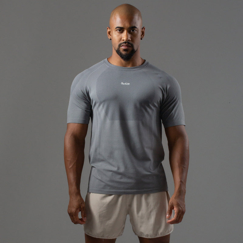 Camiseta Apex Dry New Tenacity Cinza - Sem Costura