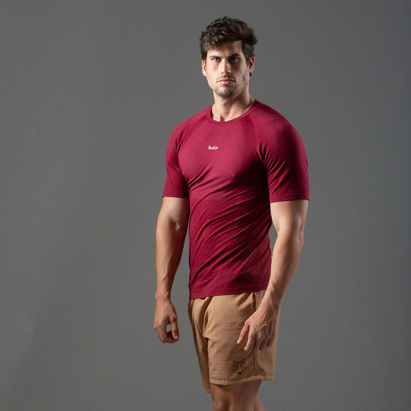 Camiseta Apex Dry New Tenacity Vinho - Sem Costura