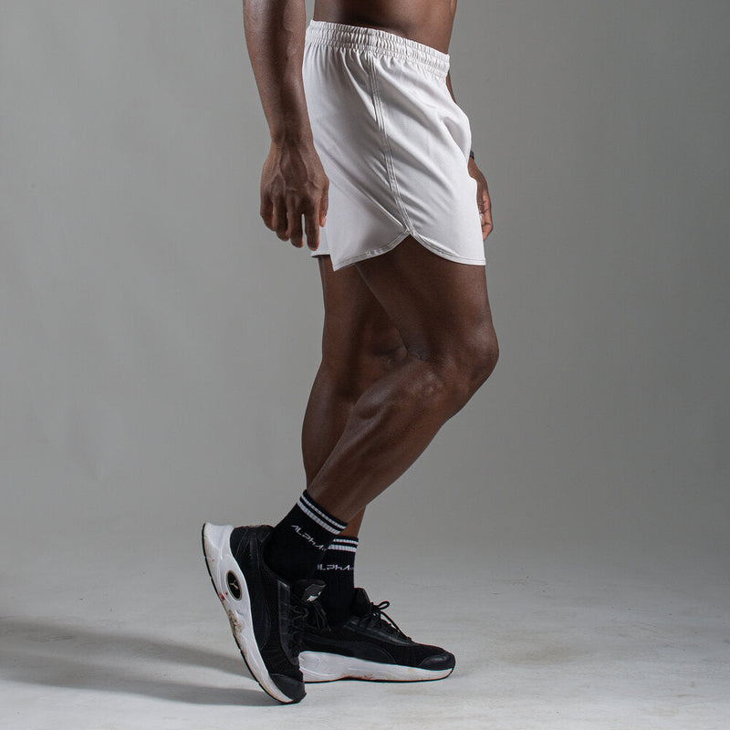 Short Corrida Masculino Dry Fit - Cinza